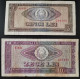 LOT 2 BILLETS 5 & 10 LEI ROUMANIE / ROMANIA BANKNOTE - Romania