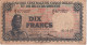 BILLETE DE EL CONGO BELGA DE 10 FRANCS DEL AÑO 1957 (BANKNOTE) - Democratic Republic Of The Congo & Zaire