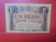 NICE 1 FRANC 1920/22 Circuler (B.33) - Chambre De Commerce