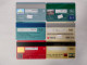 6pcs China Bank Card, - Credit Cards (Exp. Date Min. 10 Years)