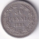 Finland KM-2.2 50 Penniä 1891 - Finland