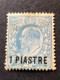 BRITISH LEVANT  SG 13  1 Piastre On 2½d Ultramarine  MH*  CV £32 - Levant Britannique