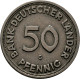 Bundesrepublik Deutschland 1948-2001: 50 Pfennig 1950 G, Bank Deutscher Länder, - Sonstige & Ohne Zuordnung