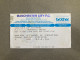 Manchester City V Newcastle United 1994-95 Match Ticket - Match Tickets