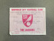 Norwich City V Fulham 1985-86 Match Ticket - Tickets & Toegangskaarten