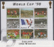 MALDIVES 1998 FOOTBALL WORLD CUP 3 S/SHEETS 3 SHEETLETS AND 6 STAMPS - 1998 – Frankreich