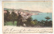 Monaco - Carte Postale De 1905  ? - Oblit Monte Carlo - Exp Vers Bruxelles - Vue San Remo Et Le Cap Vert - - Lettres & Documents