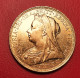 STERLINA ORO 1894 VITTORIA VELATA ZECCA "S" SYDNEY Gr.7,988 CONDIZIONI BB/SPL - 1 Sovereign