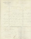 SAGE 15C PERFORE A.R. LYON DEPART 1886 LETTRE TEXTE AYNARD & RUFFER LYON ET LONDRES PEU COMMUN - Storia Postale