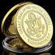 Pièce Médaille NEUVE Plaquée Or - USA CIA Central Intelligence Agency - Sonstige & Ohne Zuordnung