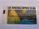 GREAT BRETAGNE  Chip Card / 2 POUND  Sealed In Wrapper/ Expired 09/96  MINT CONDITION      **16598** - BT General