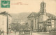 CPA- MAZAMET- Eglise Saint-Sauveur, Le Kiosque, Le Bazar  -Phototypie Poux   N° 672- TàD 1916*TBE * 2 Scans - Mazamet