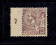 MONACO - N°19 * - TACHE SUR 3 DENTS EN BAS - MILLESIME 7 - Unused Stamps