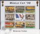 GAMBIA 1998 FOOTBALL WORLD CUP 4 S/SHEETS 4 SHEETLETS AND 6 STAMPS - 1998 – Frankreich