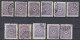Turkey / Türkei 1923 - 1924 ⁕ Star & Crescent 5 Pia. Mi.815, 832, 841 ⁕ 37v Used - Different Perf. ( 13 ¼, 10¾, 12 ) - Used Stamps