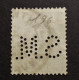 België - Belgique - Perfin Perforé -  S.M. -  Moritz Schauenburg -   COB 196 - Cancelled - 1909-34