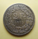 - SUISSE - 2 Francs - 1879 - Argent - - 2 Francs