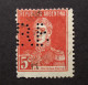 Argentinia  - Perfin - Perforé - Perforado - R B -  Argentina YT No 281 José Francisco De San Martín - Cancelled - Used Stamps