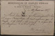 33 / BORDEAUX CPA 1887 RARE CARTE MEMORANDUM DE CHARLES KOEHLER / 5 ALLEES DE CHARTRES - Autres & Non Classés