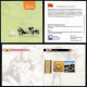 Inde India 2009 Mint Stamp Booklet Stamps Of Gujarat, Animals, Gir Lion, Gaur Buffalo, Wildlife, Wild Life - Autres & Non Classés