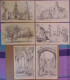 UK, GLASTONBURY, Set From 6 Postcards In Original Case, Pencil Sketch - Collections & Lots