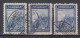 Turkey / Türkei 1929 ⁕ Ankara Fortress 12 ½ Ghr. Mi.889 ⁕ 3v Used - Gebraucht