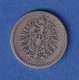 Deutsches Reich Kursmünze 5 Pfennig 1875 J Ss - Otros & Sin Clasificación
