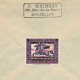 Fédération International De Philatélie Cover From Brüssels Nord To Stockholm Sweden 1932 Backside Nice Label Stamp - Cartas & Documentos
