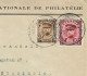 Fédération International De Philatélie Cover From Brüssels Nord To Stockholm Sweden 1932 Backside Nice Label Stamp - Cartas & Documentos