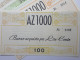 LOTTO 5Pz. 100 100 200 300 400 LIRE BUONI ACQUISTO AZ1000 VALIDO FINO AL 31.12.1976 (A.2) - [10] Checks And Mini-checks