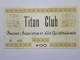 LOTTO 4Pz. 100 200 300 400 LIRE BUONI ACQUISTO TITAN CLUB VALIDO FINO AL 31.12.1976 (A.3) - [10] Cheques En Mini-cheques