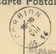 Kaart Stempel CORBION Op 21/08/1914 (Offensief W.O.I) - Niet-bezet Gebied