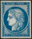 ** N°4d 25c Bleu Réimp - TB - 1849-1850 Ceres