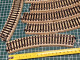 LOT DE 9 RAILS COURBES DE MARKLIN HO 5106 BON ETAT ( Boite Abimée) - Track