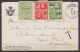 Env. "Asile Des Soldats Invalides Belges" Affr. Avec Des Timbres Fiscaux (utilisation Intredite !) Càd CINEY /31 XII 192 - Documentos