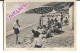 Liguria-savona-andora Marina La Spiaggia Balla Animatissima Veduta Con Bagnanti Fine Anni 40 (v.retro) - Other & Unclassified