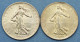 France • Lot 2x • 2 Francs Semeuse — 1914 — 1915  • [24-712] - 2 Francs