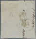 Old Italian States: Romagna: 1859, 8 Baj Rose, Tied By Two Strikes Of Cds "MODEN - Romagna