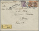 Delcampe - Italy: 1919, Group Of 4 Registered Covers: 10 C Rose And 2 X 25 C Blue, Tied By - Trentino & Triest