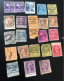 US 35+ Lot Used Old Stamps Perfin With Few Stamps Faults See Scan - Perfins