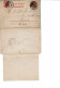 ¨REICHSPOST  ENTIER POSTAL KARTENBRIEF  TIMBRE  TYPE N° 47+ Timbre N° 47 - Enveloppes