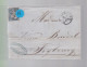 Un Timbre N° 31  10 C  Franco  Suisse  Sur Lettre     1865 Destination Fribourg - Lettres & Documents