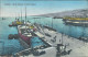 Bu657 Cartolina Trieste Citta' Molo Audace E Porto Nuovo  Friuli - Trieste