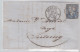 Un Timbre N° 31  10 C  Franco  Suisse  Sur Lettre   Facture   1865   Destination Fribourg - Briefe U. Dokumente