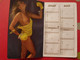 Petit Calendrier 1988. Photos De Pin-up - Petit Format : 1981-90