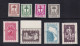 Belgium - 1952 Anti Tuberculosis Charity Set 8v MNH - Ungebraucht