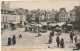 XXX -(22) LAMBALLE - LA GRANDE PLACE , UN JOUR DE MARCHE - ANIMATION - ETALS - 2 SCANS - Lamballe