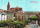 54938. Postal BASBASTRO (Huesca) 1971. Vista De Jardines, Catedral Y El Coso - Covers & Documents