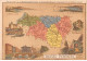 Chromos.AM14571.6x9 Cm Environ.Chocolat Aiguebelle.N°63.Carte Basses-Pyrénées.Biarritz.St Jean De Luz.Pau - Aiguebelle