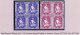 Ireland 1945 Thomas Davis Young Ireland Set Of Two In Blocks Of Four Mint Unmounted - Unused Stamps